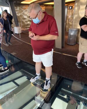 Tim Hooper Instagram - Standing on the glass floor taking pics