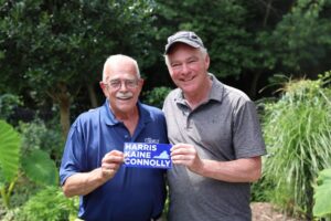 Tim Kaine Instagram - Hello Burke! Wow, it was so nice to be back with you for the @VADemocrats canvass kickoff for @KamalaHarris, @TimWalz, me, and Dems across the ballot. It’s going to be hard work here—we need to knock on doors and call our neighbors to win in November.