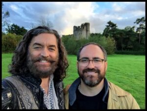 Timothy Omundson Instagram - Happy birthday to my  dear friend, @johnhoberg  One of the HUGLY talented writer/producers behind #Galavant  and so much more. Sorry we broke your castle, Wales.