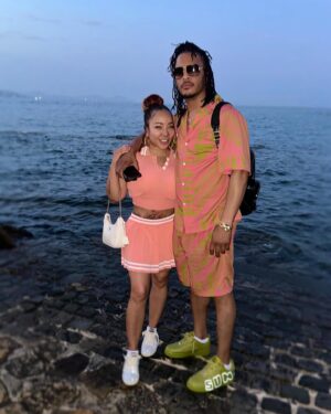 Tiny Harris Instagram - In another part of the world with my best man!! Thank you baby for loving me more than enough to fight for US for 23yrs!! My gift & my curse!! Lmao 💋 @tip