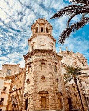 Tiya Sircar Instagram - Cádiz is said to be Europe's oldest continuously inhabited city. 3,000 years young! Founded by the Phoenicians, inhabited later by the Romans, then Moors, then Spaniards, it’s a beautiful, ancient, vibrant city full of gorgeous architecture, stunning ocean views, and insanely delicious food (and wine and beer and sherry and…🤌🏽). If you’re anywhere near Andalusia, COME HERE. She’s a beaut! 🇪🇸🦐🍷🌊🦑🌴