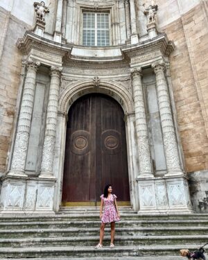 Tiya Sircar Instagram - Cádiz is said to be Europe's oldest continuously inhabited city. 3,000 years young! Founded by the Phoenicians, inhabited later by the Romans, then Moors, then Spaniards, it’s a beautiful, ancient, vibrant city full of gorgeous architecture, stunning ocean views, and insanely delicious food (and wine and beer and sherry and…🤌🏽). If you’re anywhere near Andalusia, COME HERE. She’s a beaut! 🇪🇸🦐🍷🌊🦑🌴