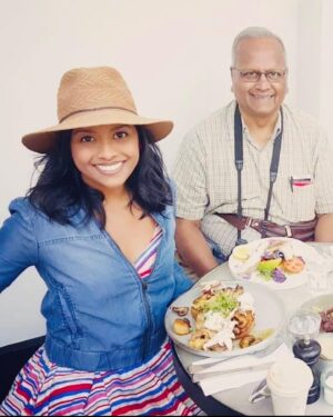 Tiya Sircar Instagram - I’ve talked to him multiple times today but just realized my dear ol’ dad’s birthday is nearly over & I almost forgot to post. Just wanna wish the best dad around a very happy birthday. They don’t make ‘em like this anymore, y’all: intelligent, dutiful, doting, dependable, and funny to boot! Dude’s got JOKES. I’m one lucky kid to have a dad who has spent so many years taking such good care of all his Sircar ladies (we’re up to 4 now 👵🏽👩🏽👩🏽👧🏽). No small feat, believe you me! And he does it with a smile on his face…most of the time. 😂 Happy birthday, Daddy! Here’s to many more! 🥳💖