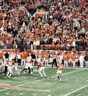 Tiya Sircar Instagram - We did it! My beloved Texas Longhorns are headed to the Big 12 Championship, baby! HOOK ‘EM HORNS! 🤘🏽🏈🤠🐂🥹

#TexasLonghorns #LonghornsNation
#TexasForever #ArchManningFTW😍

Thank you times a million to ma girl @hillaryjenson for the most crazy fun home game extravaganza yesterday! Was truly one for the BOOKS. 📚🙌🏽