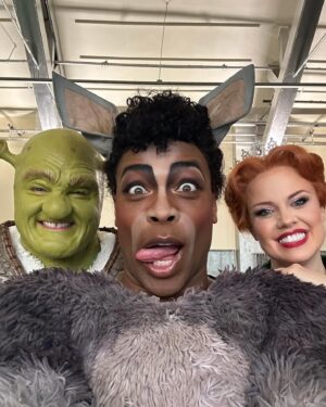 Todrick Hall Instagram - This is the content you’re getting for the next 2 months. Deal with it! Day one of @shrek_uk complete ✅