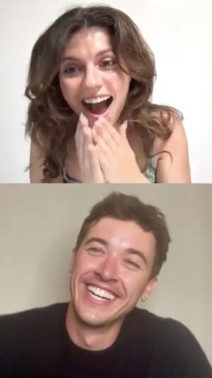 Tom Blyth Instagram - watch emily bader find out she will be starring opposite tom blyth in our new movie, PEOPLE WE MEET ON VACATION!