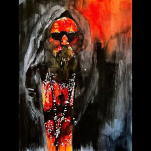 Tom Büdgen Instagram - Malakai Black @malakaiblxck 
Watercolor on watercolor paper
Limited edition prints at @shopaew! 
This Malakai Black painting is a special one to me personally because it’s the first piece I made when I got back from my time in Florence, Italy learning under a master watercolor artist. If it looks and feels different from my other wrestling work, that’s the reason. I used these new techniques and mindset to create what I feel is a truly haunting vision.
