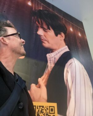 Tom Cavanagh Instagram - 🎵”We go together….🎵” 💛⚡️❤️

A joy to see @grantgust finally play a good guy. 

#W4E a stupendous spectacle and GG is tremendous in it, go see him and this  crazy talented Broadway troupe! 🎭 

@w4emusical 
 🌹 🐘
📷: @photo_mocavanagh