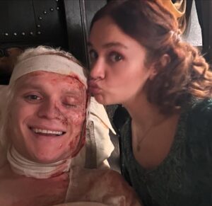 Tom Glynn-Carney Instagram - took me ages to work out how to post this. Scroll for when I began trying…

clever people who should be thanked:

#HannahEccleston
@waldomason 
@amandaknightmonger 
@rosalia_culora
@island_makeup_studio 
@heather__mcmullen 
@emmafaulkes 
and many more.