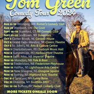 Tom Green Instagram - New shows just added in Syracuse New York and more!  Check if your city is on this tour.  Big new tour dates for 2025 announcement coming soon!  #standup #comedy #music #tour