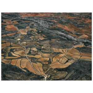 Tom Hegen Instagram - In this aerial series, I explore the stunning landscape of agricultural fields in central Spain. Over centuries, Spanish farmers transformed the landscape into a patchwork of abstract art. They adapted to the rugged topography by carving tracks, fields and plantations into the terrain.

Even though the soil is quite fertile, cultivating the fields is challenging due to increasingly low rainfall and extreme heat. For that reason, the fields are organized in terraces to prevent rainwater from flowing off. Some fields are still cultivated, while others have been abandoned due to excessive labour and low yields.

Seen from the air, the landscape resembles a subtle arrangement of blood cells, ordered into a patterned carpet covering the surface.

I’m interested in finding the most abstract forms of human-altered landscapes—places where the transition from photography to painterly images is fluid. However, farmers on the ground are the actual designers of the images, supposedly with an economic rather than an artistic intention. I see myself as the observer, curating their work into artworks with a subtle eye.