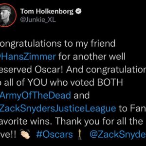 Tom Holkenborg Instagram - 🥳🥳🥳