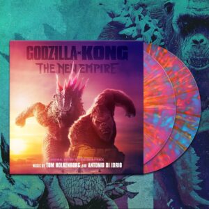 Tom Holkenborg Instagram - “Bow to your new king” GODZILLA X KONG: THE NEW EMPIRE Original Motion Picture Soundtrack 2xLP by @tomholkenborg and @antonio.di.iorio_composer is available to pre-order NOW on neon blue & pink swirl vinyl with orange & pink splatter!