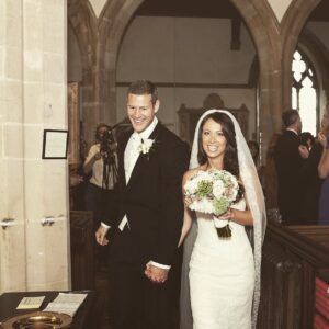 Tom Hopper Instagram - Well, we made it to double figures smush! 10years since a pretty banging wedding❤️🥰
The more we go along this crazy thing called life together, the more I love you and couldn’t be more grateful that you chose to go on this journey with me. Every passing year I say it, but I don’t know what I’d do without you being my constant teammate and partner by my side. You are my rock @laurahopperhops 
Happy wedding anniversary beautiful ❤️❤️❤️