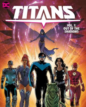 Tom Taylor Instagram - It all starts here. Our first TITANS collection is out today! 
@nicolascottart @annettekwok @ms_brittanyjean @dcofficial 
#Nightwing #Starfire #BeastBoy #Raven #Cyborg #DonnaTroy #Flash #DCComics