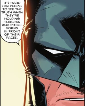 Tom Taylor Instagram - A bit of wisdom from Batman.
(From Nightwing #112. Art by @samibasriart and @adrianolucascolor)
#Batman #DCComics #DC #Comics #Nightwing