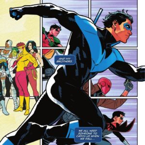Tom Taylor Instagram - Always an honor to see my words made permanent like this. 
#Nightwing #dccomics #comics