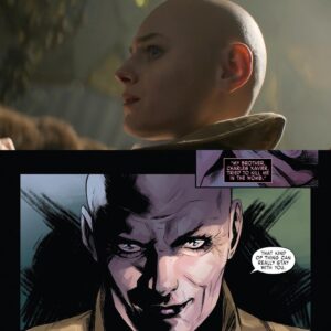 Tom Taylor Instagram - It looks like CASSANDRA NOVA is the villain in the Deadpool and Wolverine film. 
You all may want to check out our X-Men Red - “The Hate Machine” and “Waging Peace.” Trust me. 
#Wolverine #Deadpool #deadpoolandwolverine #Marvel #Xmen #CassandraNova