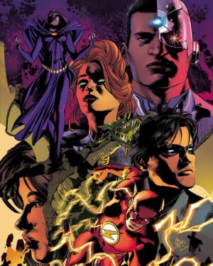 Tom Taylor Instagram - Titans ##5 is out today! @nicolascottart and @annettekwok take the Titans from Borneo to Mars! 
#Titans #DCComics #Nightwing #Starfire #Raven #BeastBoy #Cyborg #Flash #DonnaTroy
