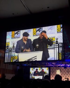 Tom Taylor Instagram - We won an Eisner! 
So damn proud of our whole Nightwing team. 
@adrianolucascolor and @wabbott507 have made magic for years on this book. 
@jesschillin_likeavillain and @j.berbae are two of the best in the business. 
I will miss making this book with @bruno_redondo_f so much. 
Thank you to the judges, to everyone who voted for us and to all of our readers.