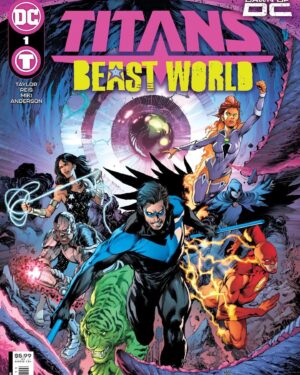 Tom Taylor Instagram - Batman and beasts. Love and leviathans. 
Beast Boy nightmare fuel. 
Today is the final order cutoff for #TitansBeastWorld.
If you're a fan of any of my DC elseworlds, like DCeased, Injustice or Dark Knights of Steel, do not miss this event. DC let me inflict some pain in continuity. 😈
Have a sneak peek at some @ivanreisart, @koimando and @comicbrad wonders. 
#Titans #Nightwing #Starfire #BeastBoy #Raven #DonnaTroy #Cyborg #Flash #Batman #Superman #DCComics