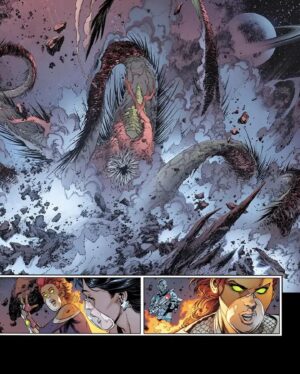 Tom Taylor Instagram - Batman and beasts. Love and leviathans. 
Beast Boy nightmare fuel. 
Today is the final order cutoff for #TitansBeastWorld.
If you're a fan of any of my DC elseworlds, like DCeased, Injustice or Dark Knights of Steel, do not miss this event. DC let me inflict some pain in continuity. 😈
Have a sneak peek at some @ivanreisart, @koimando and @comicbrad wonders. 
#Titans #Nightwing #Starfire #BeastBoy #Raven #DonnaTroy #Cyborg #Flash #Batman #Superman #DCComics