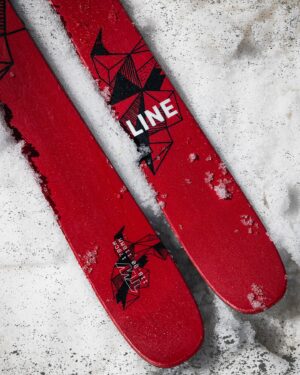 Tom Wallisch Instagram - Developed hand in hand with Wallisch, the 🆕 #lineTWpro remains the definitive high-performance park ski in our lineup. With a nimble 90mm waist width and a low swing weight, the Twall Pro is ideal for skiers looking to throw quads like @kimgubser , or channel your inner 🥨 man like Wallisch himself. Get the confidence to bring your freestyle skiing to the next level with the Tom Wallisch Pro.

“New top sheet we went with a bird focused inspiration. The bird and flight (airtime skiing) has always been cool to me. This graphic has origami influence in style for the birds. And of course the bird never left 👐🏻!” 

#LINEskis #SKIandDESTROY