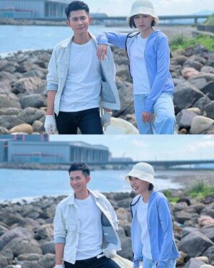 Tong Wang Instagram - 哇哇哇～最近的天氣🌞
真的是要融化了啦

注意防曬，多喝水💦❤️

牛仔褲 @merci.820 
#愛的榮耀 #王瞳 #民視八點檔 #曾子益