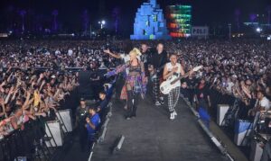 Tony Kanal Instagram - For our first shows in nine years, there was no better place for us to return to the stage together than @coachella! Thank you for having us for two incredible weekends and thank you to the No Doubters who came out to Indio or watched the livestream from home! 

#Coachella #Coachella2024 

📷: @steveerle
