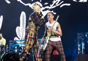Tony Kanal Instagram - Saturday night was as fun as it gets! There was no better place for us to return to the stage together  than @coachella. Thank you for having us and thank you to the No Doubters who came out or watched the livestream! 

#Coachella #Coachella2024 

📷: @johnshearer