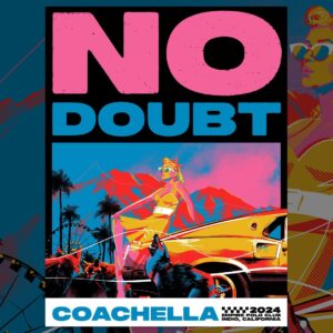 Tony Kanal Instagram - This limited NO DOUBT @Coachella Weekend 1 poster is available at the No Doubt merchandise tent! 

To find the No Doubt merch tent location, hang a right at the Indio Central Market. 

#Coachella #Coachella2024