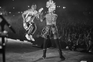 Tony Kanal Instagram - Still floating from two incredible weekends in the desert. Coachella was more moving than anything I could have ever imagined. 

Thank you to all the ND fans for your continued love and support through all these years.

Thank you to everyone who came to check us out for the first time.

Thank you to our crew and team that made this all happen so beautifully.

Thank you to my band, my family and my friends for the inspiration. Love you always. Can't wait to do it again. 

And thank you to @steveerle for capturing these photos of me in my happy place 

🏁❤️💛💚🏁