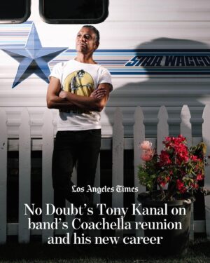 Tony Kanal Instagram - Tony Kanal is best known for his work in No Doubt, but a guest spot performing at the Hollywood Bowl with Danny Elfman led Kanal to the next phase of his career: composing for the screen.

His first solo score was for the second season of the Hulu comedy series “Single Drunk Female.”

The bassist, who co-wrote some of No Doubt’s biggest hits, including “Spiderwebs,” “Ex-Girlfriend,” “Hella Good” and “Hey Baby,” talked about what led up to the band’s Coachella reunion.

Read more about Kanal’s career and the upcoming performance with his other band, Dreamcar, at @latimes_entertainment’s link in bio.

📸: @dania_maxwell, @therealchristinahouse