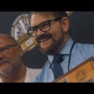 Tony Schiavone Instagram - Last Friday night, #AEW’s own @tonyschiavone24 was presented with the Gordon Solie Award by the George Tragos/Lou Thesz Pro Wrestling Hall of Fame in Waterloo, Iowa!