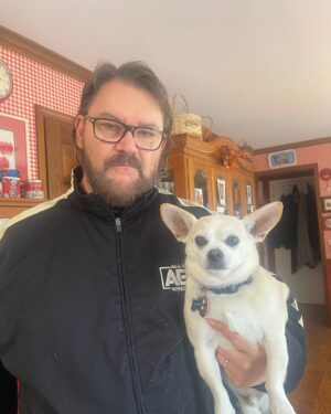 Tony Schiavone Instagram - Bug and I wish you a Happy Thanksgiving!