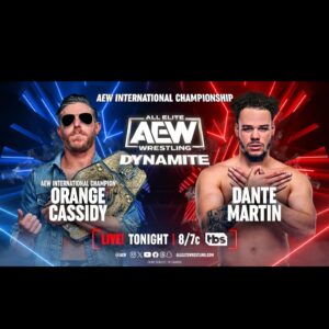 Tony Schiavone Instagram - Arugula? It’s a vegetable. #AEWDynamite is LIVE on TBS 8/7PM from @prucenter in Newark NJ! @tonyschiavone24 @aew @aewontv @hockerty_official #MyBlueHeaven