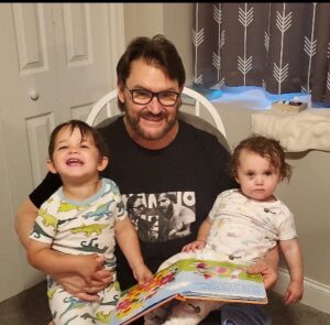 Tony Schiavone Instagram - There is nothing like grandkids. But Bug would rather stay home