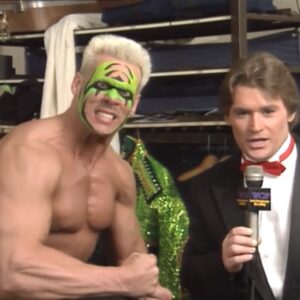 Tony Schiavone Instagram - Today is a celebration of one of the greatest performers ever in pro wrestling. From the first time I held a mic for @stinger at the TBS studios in 1987 to the career making match against Flair in 1988 to watching him doing crazy things in the ring here in AEW, I’ve been amazed at his accomplishments. But it’s the person behind the face paint that has made this so rewarding for those of us backstage. Today is my last chance to shout: “It’s Sting.” I am so very honored to be along for most of the ride of this incredible career. 🦂#ThankYouSting #aew #aewrevolution