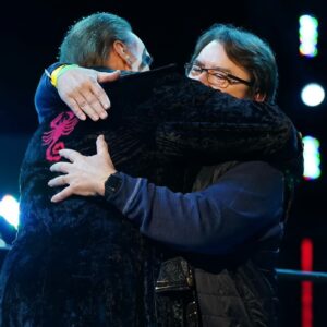 Tony Schiavone Instagram - Today is a celebration of one of the greatest performers ever in pro wrestling. From the first time I held a mic for @stinger at the TBS studios in 1987 to the career making match against Flair in 1988 to watching him doing crazy things in the ring here in AEW, I’ve been amazed at his accomplishments. But it’s the person behind the face paint that has made this so rewarding for those of us backstage. Today is my last chance to shout: “It’s Sting.” I am so very honored to be along for most of the ride of this incredible career. 🦂#ThankYouSting #aew #aewrevolution