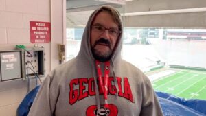 Tony Schiavone Instagram - I did not realize how happy I was working the booth for Georgia Football Radio. Hahaha