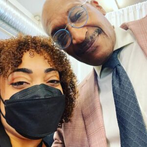 Tony Todd Instagram - Jenny's helping hand. On set makeup. #TheNanaProject  We also worked together on #horronoir