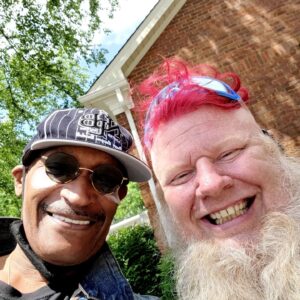 Tony Todd Instagram - My main man #Amish what a pleasure. Thanks for the gifts of joy #TheNanaProject