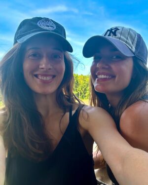 Torrey DeVitto Instagram - This weekend I got to celebrate my upcoming wedding with my best friends and sisters glamping at the beautiful @camparamoni . It was a weekend I will never ever forget. It was a weekend filled with love, joy, laughter, amazing conversation and deep connections. The time everyone took to make this weekend so perfect has left me speechless (even if I had to waddle my way through every activity). ❤️❤️❤️ #camparamoni