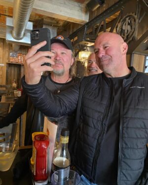 Travis Tritt Instagram - Such a thrill to meet and talk with @danawhite in Deadwood @jacobsbrewhouse. Being part of the biker culture for @sturgisrally is the absolute best!