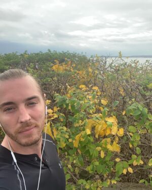 Trevor Duke-Moretz Instagram - Fall Skies ☁️ 

** yes I still use chorded headphones- have fun with yalls Bluetooth brain tumors in about 15 years- big NOPE from me**