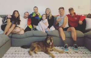 Trevor Duke-Moretz Instagram - We have been a pod for about 9 months- chosen family- and we are blessed none of us got Covid- and all of us have now gotten vaccinated- thinking about what a wild ride this past year has been- cheers!