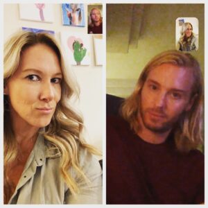 Trevor Duke-Moretz Instagram - Besties will always find a way to selfie together- love you @abstar0311