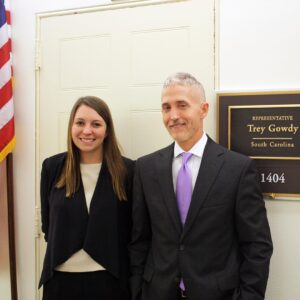 Trey Gowdy Instagram - Thank you to our DC intern, Annie, for all her help this fall. Best of luck as you finish up school at the College of Charleston #SCinDC