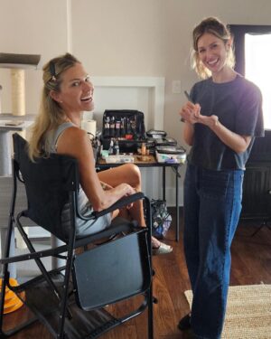 Tricia Helfer Instagram - Just a little glam time with @monicamcallister_ and @chelseajaugustine yesterday.  Looking forward to telling you all about this shoot.