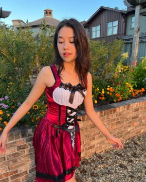 Trinity Bliss Instagram - “I” was walking the path to “grandma”’s house when I saw… ♥️🌅🐺😉. Happy Halloween everyone!!! 👻